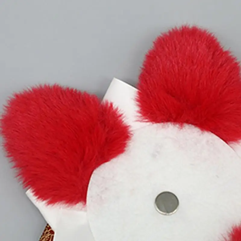 Schöne Füchse Abzeichen Display Basis handgefertigte Abzeichen Pins Tablett Plüsch Brosche Halter