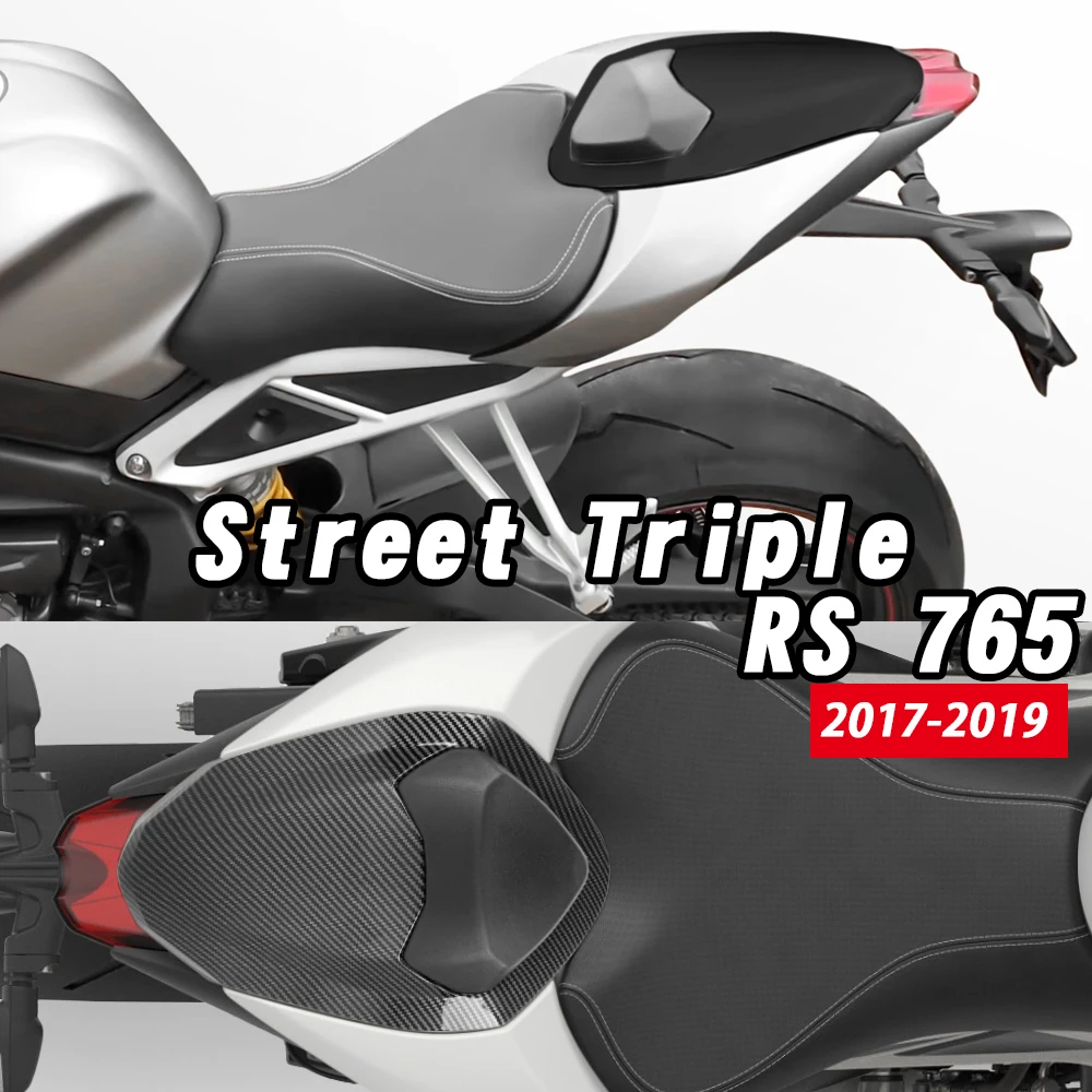 For Triumph Street Triple RS 765 RS765 2017 2018 2019 Motorbike Accessory Rear Passenger Seat Cover Fairing Tail Solo Seat Cowl