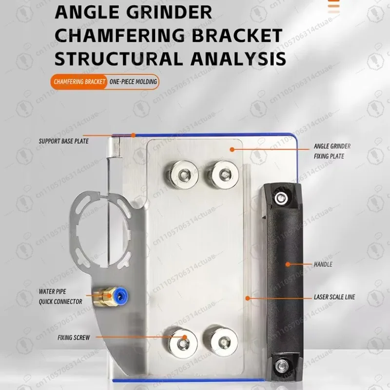أداة شطب بلاط من الفولاذ المقاوم للصدأ من النوع 100 لقطع الشطب بزاوية 45 درجة
