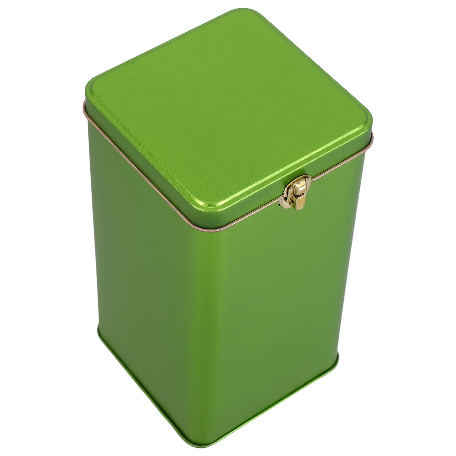Metal Tea Canister Airtight Locking Tin Box 250g Retro Storage Container for Loose Leaf Tea Coffee Candy