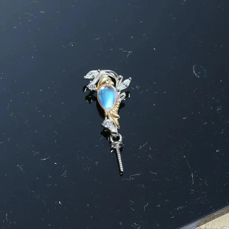 

Wholesale S925 Sterling Silver Pendant Mounts Base Findings Settings Mountings Jewelry Fittings for 8-12mm Pearls 3pcs/lot