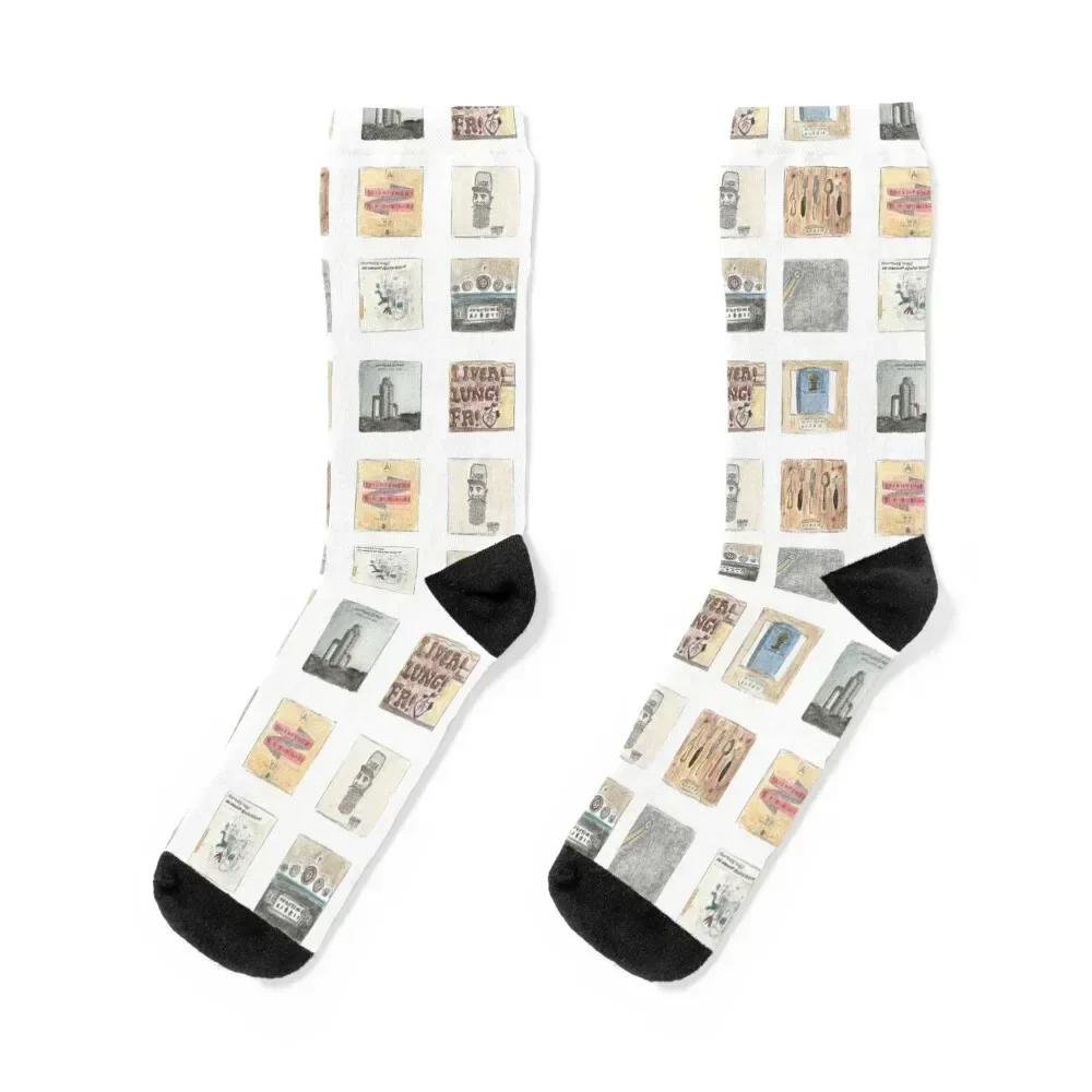 

Watercolour albums - Frightened Rabbit Socks fashionable crazy valentine gift ideas retro Socks For Man Women's