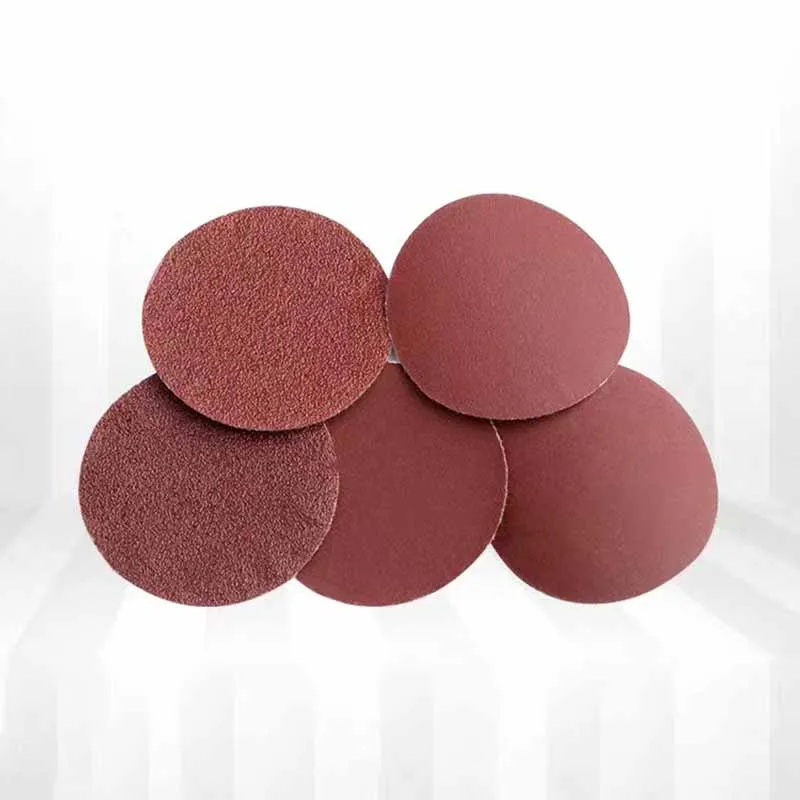 Round Sandpaper Discs Sand Sheets Self-adhesive Hook And Loop Sanding Disc Polishing Flocking Sandpaper Sheet 2 4 5 6inch