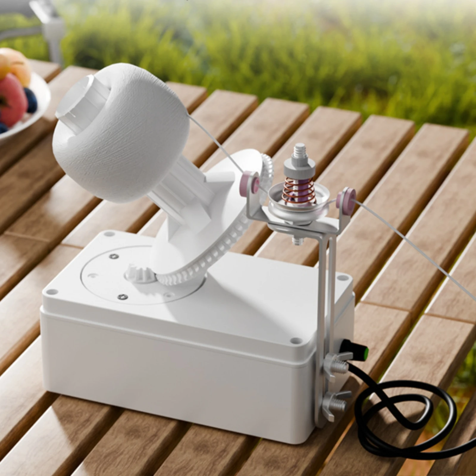Automatic Yarn Winding Machine Coil-Driven-Loaded USB Yarn Winder Adhesive Pads Compact Design
