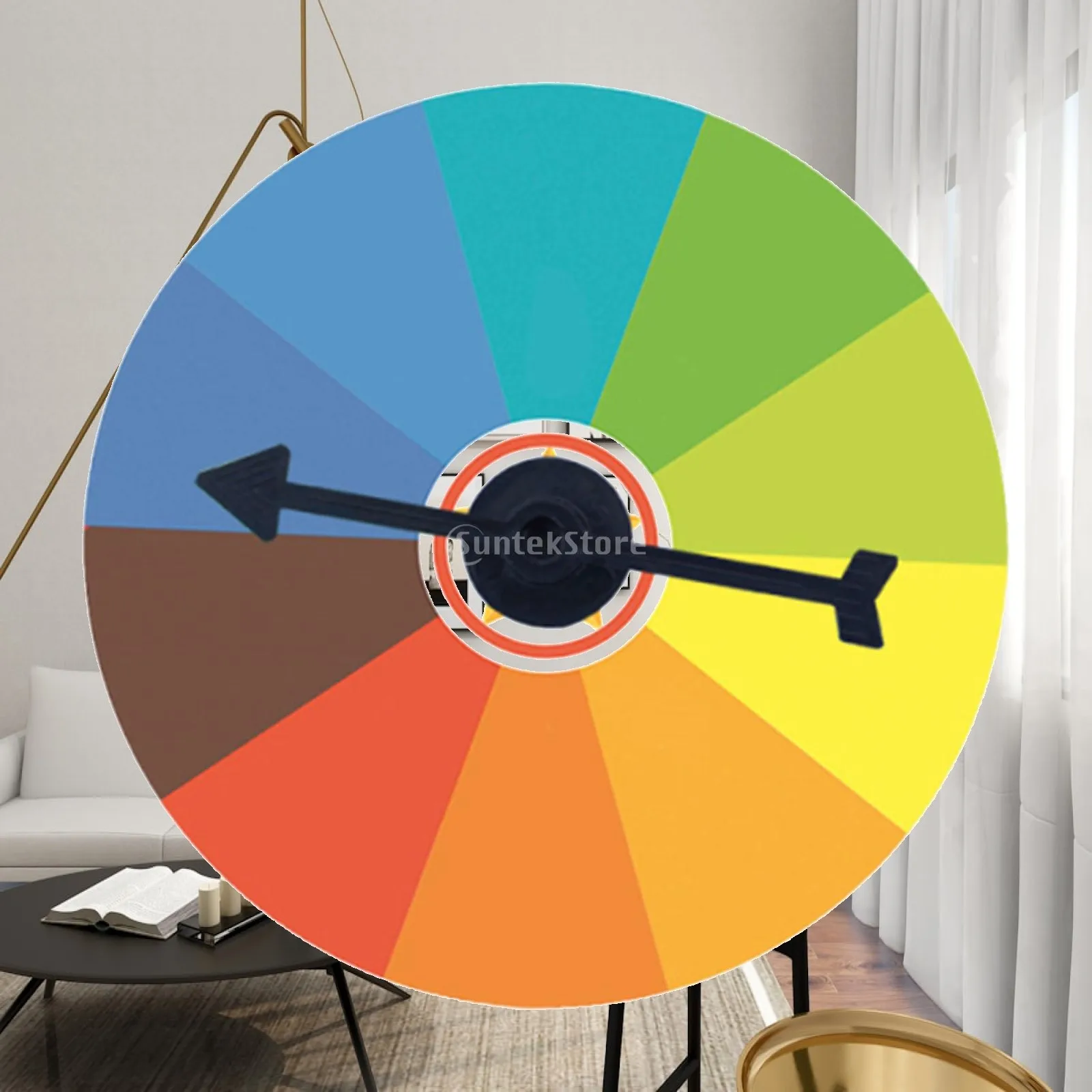 Wall Hanging Prize Wheel Compact Lightweight Erasable Roulettes Turntable for Carnival Party Supermarket Event Activity
