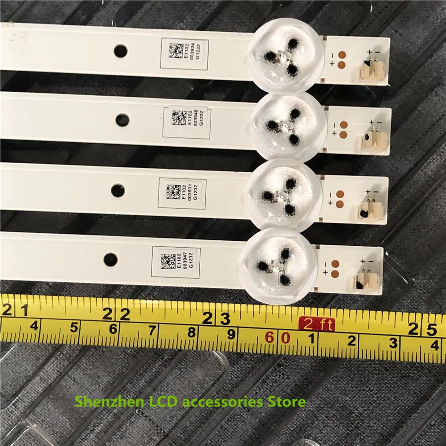 8 LEDs 622mm LED backlight strip voor 32 Inch TV KDL-32R423A LSY320AN02-001 SVG320AE1 KDL-32R400A KLV-32R421A 3 V