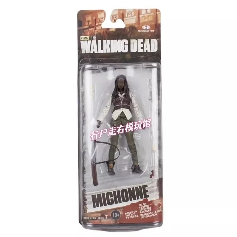 5inch Macfarlane Walking Dead Hand Knife Female Joint Movable Toy Gift Movie Star Action Figure Model