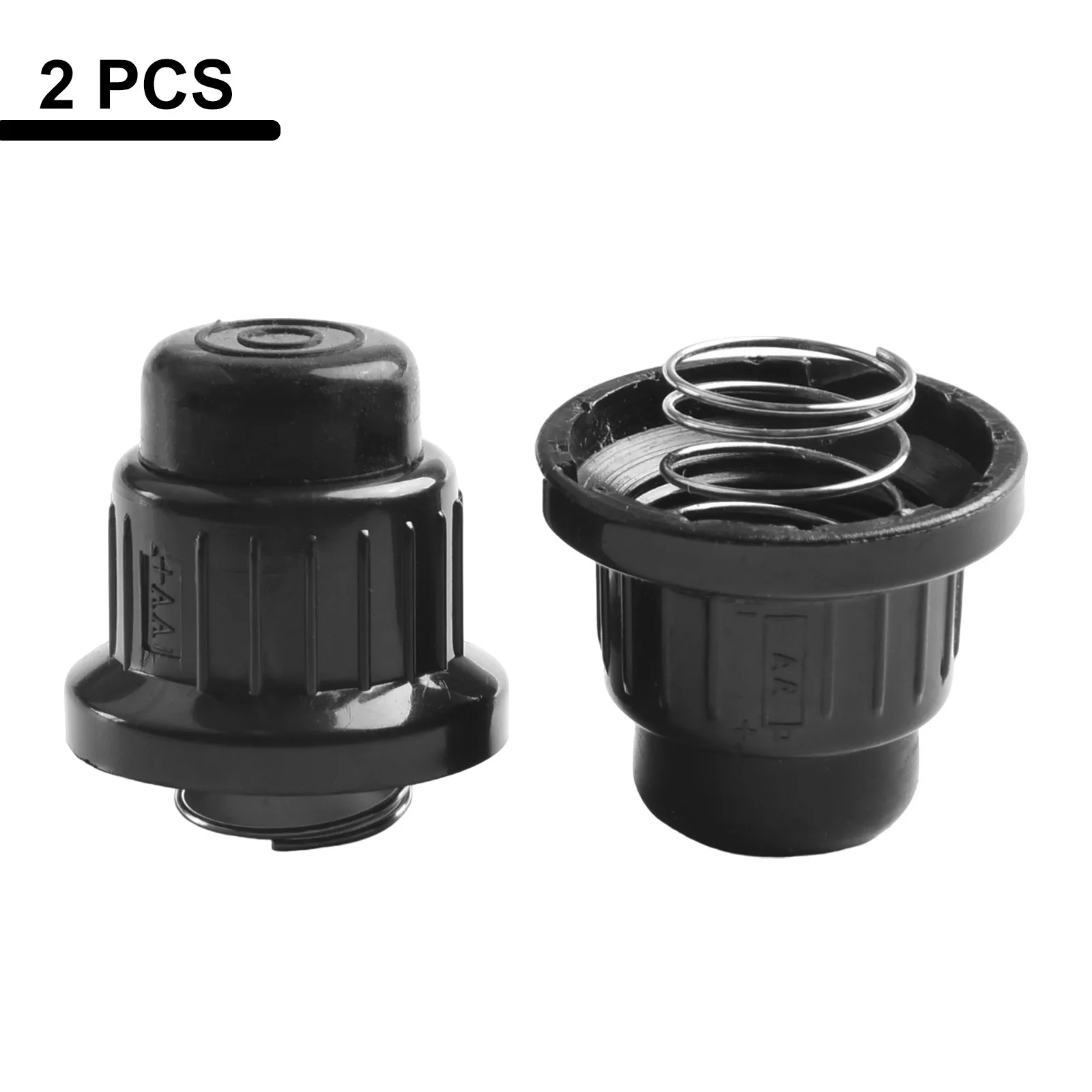 Battery Button Button Cover Ignitor Cap Plastic Stove Generat 2pcs Black For BBQ Gas Grill High Quality Eating