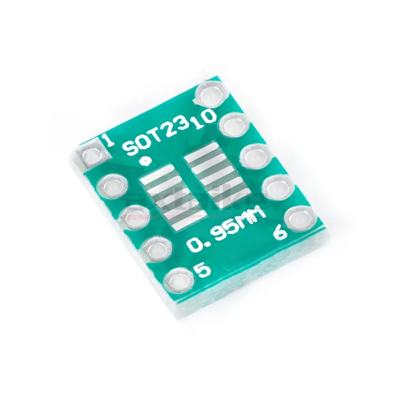 20PCS SOT-23 SOT23 MSOP10 SOP-10 zu DIP 10 PCB Transfer Board DIP Pin Board Pitch Transistor IC Adapter Platte umwandlung Bord