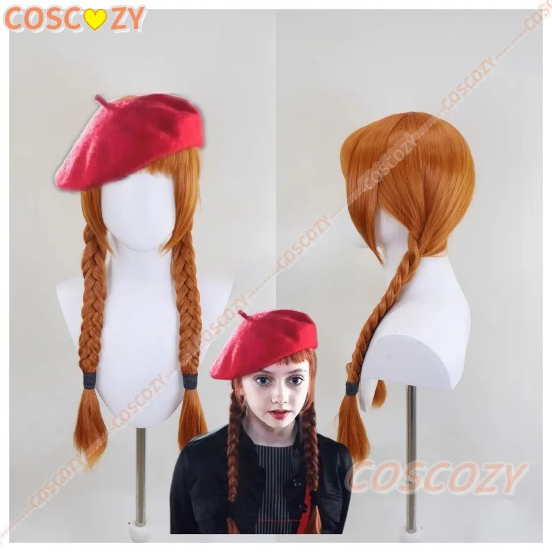 

Agnes Косплей Парик Красная Шляпа Женщины Плетеные Длинные Оранжевые Волосы Термостойкий Синтетический Парик Хэллоуин Реквизит Для Вечеринки