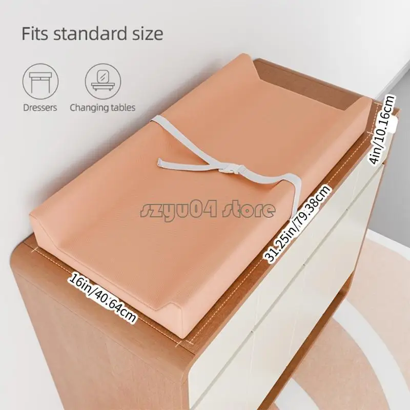4X7D سجادة لتغيير الحفاضات قابلة لإعادة الاستخدام مقاومة للماء وسادة الحفاض المحمولة طفل مغير الحفاض استمتع بالاستخدام اليومي