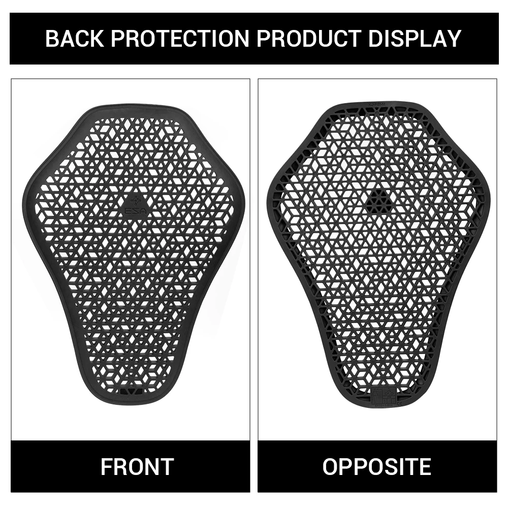 Motorcycle Protector Armor Protection Back Pads Anti-Shock Motorbike Shoulder Elbow Back Protection Pad Built-in Protective Gear