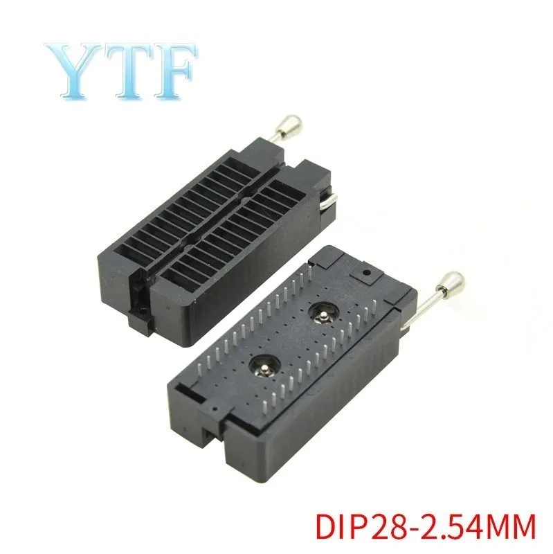  24P 28P 32P 40P 48P 2.54mm IC locking base single chip microcomputer chip test base wide narrow high temperature resistant