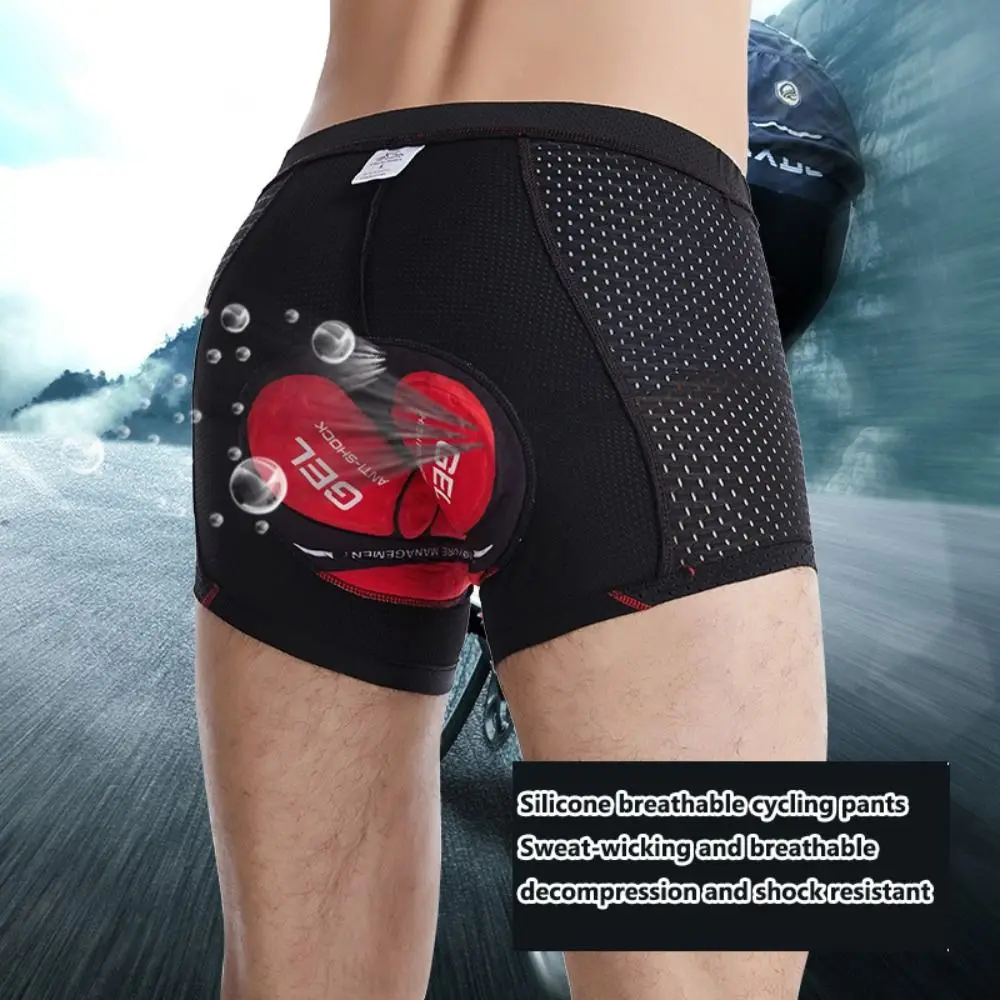 

5D Gel Pad 5D Gel Pad Cycling Shorts Breathable Comfortable Shockproof Bicycle Underpant Shockproof Performance