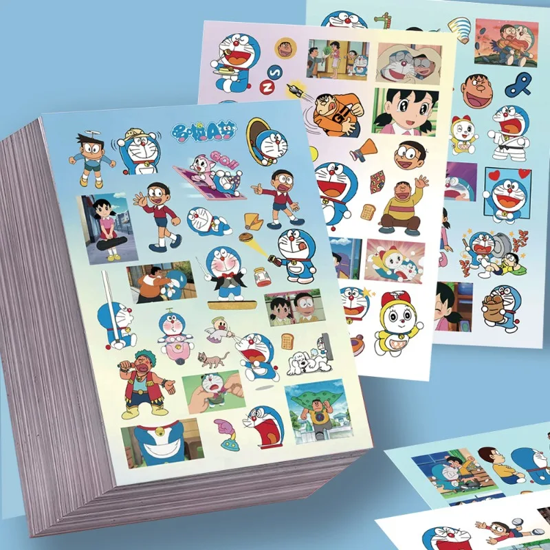 Doraemon cut film sticker high color value creative personality decoration hand book packaging material DIY waterproof sticker