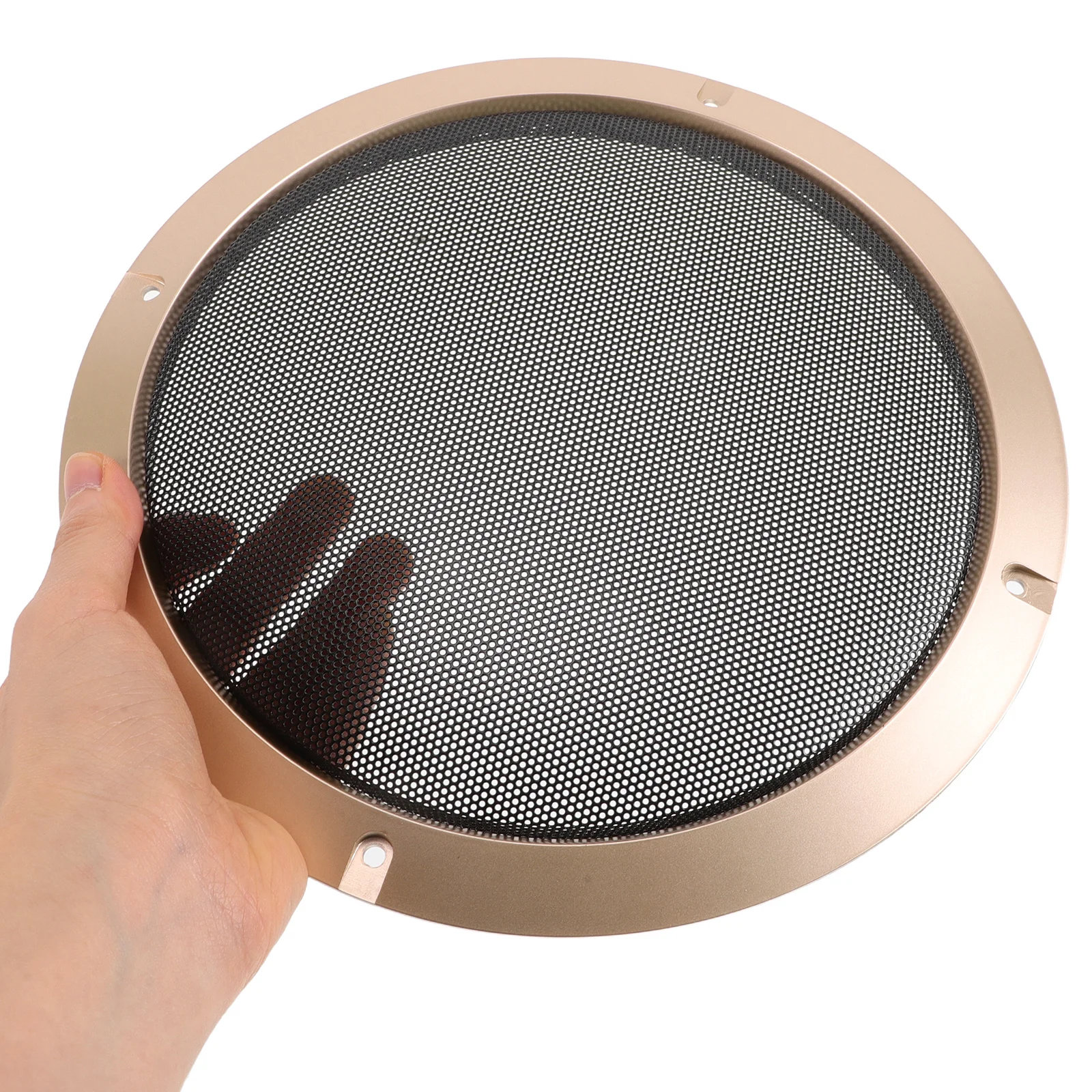 

Speaker Protective Cover Car Audio Grille Door Grid Mesh Decorative Frame Abs Guard