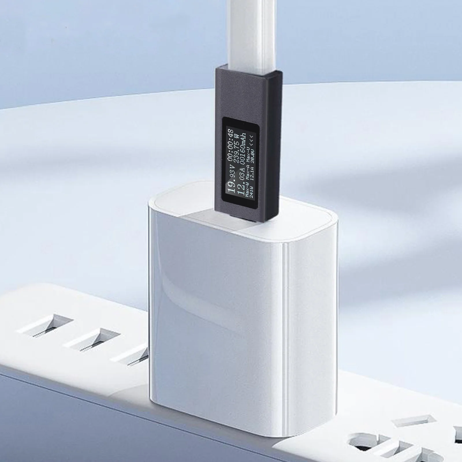 

Измеритель тока Цифровой мультиметр Мониторинг зарядки и разрядки Двунаправленное отслеживание тока Алюминиевый сплав с ЧПУ