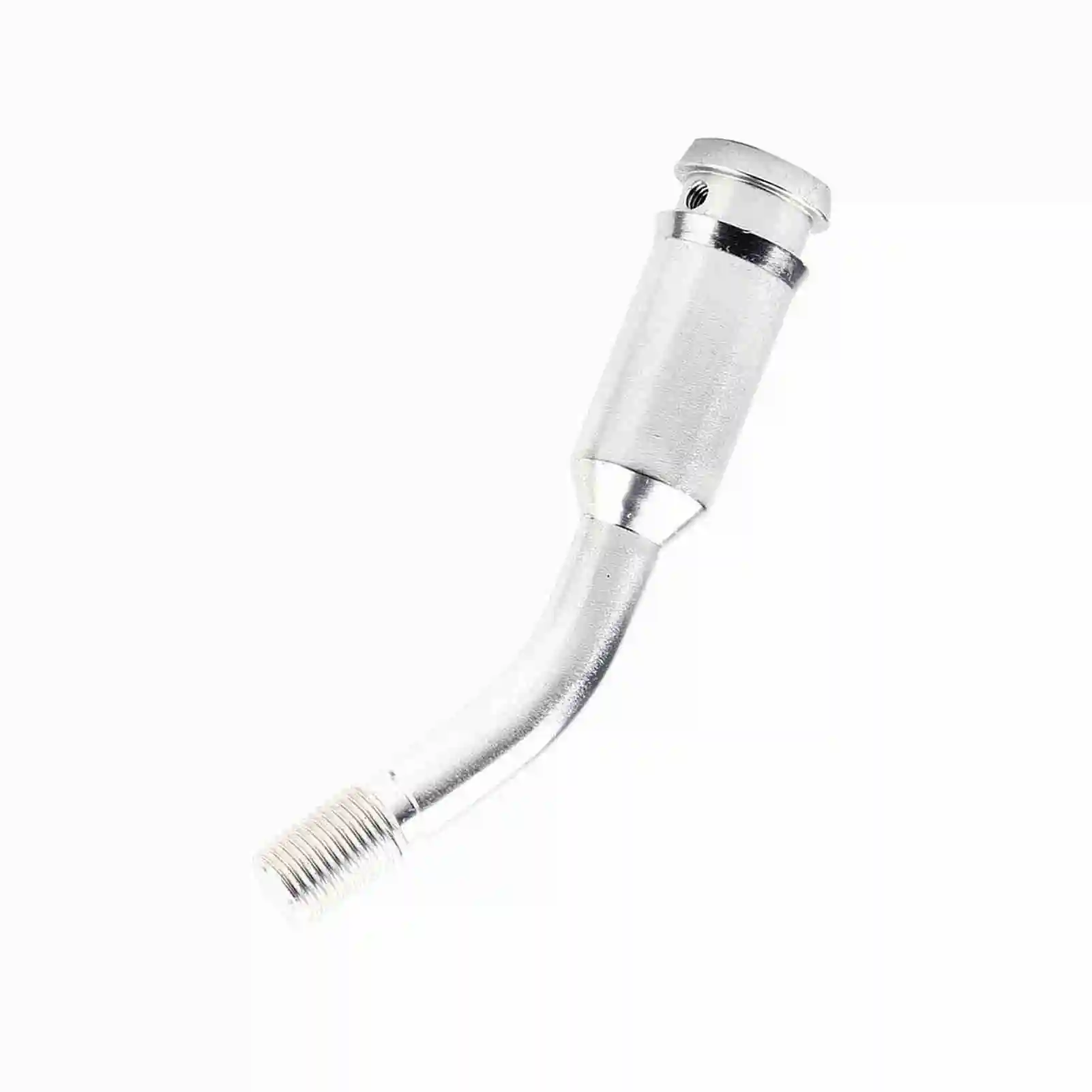 Gear Stick Extension 5inch Gear Shifter Stick Lever Bend Extension Shift Knob Extender for T4 Silver Bend Gear Stick Extension