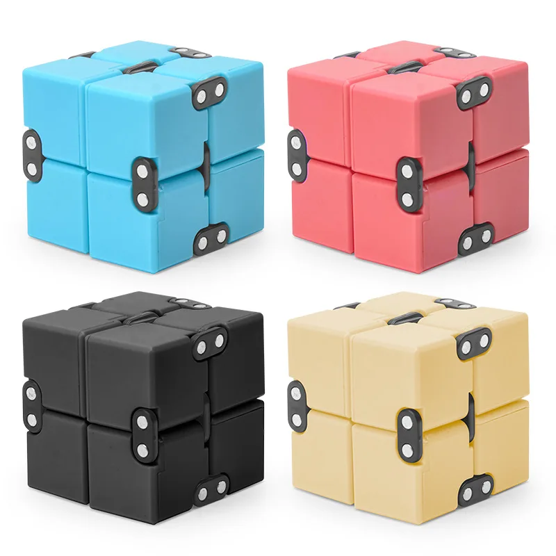 Magic Cube Unlimited Cube Decompression Fidget Toys Infinity Cube  Artifact Decompression Toy Fingertip Adult Boring