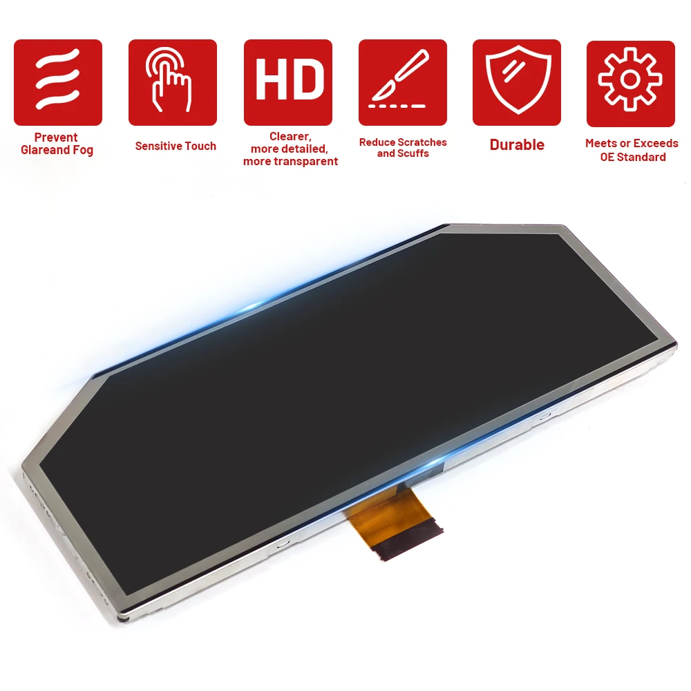 Original LQ123M5NZ01 12.3 inch Dashboard LCD Screen Suit For Audi Q8 Q7 Q5 Q3 A6  LQ123M5NZ01 Car Digital Instrument Panel