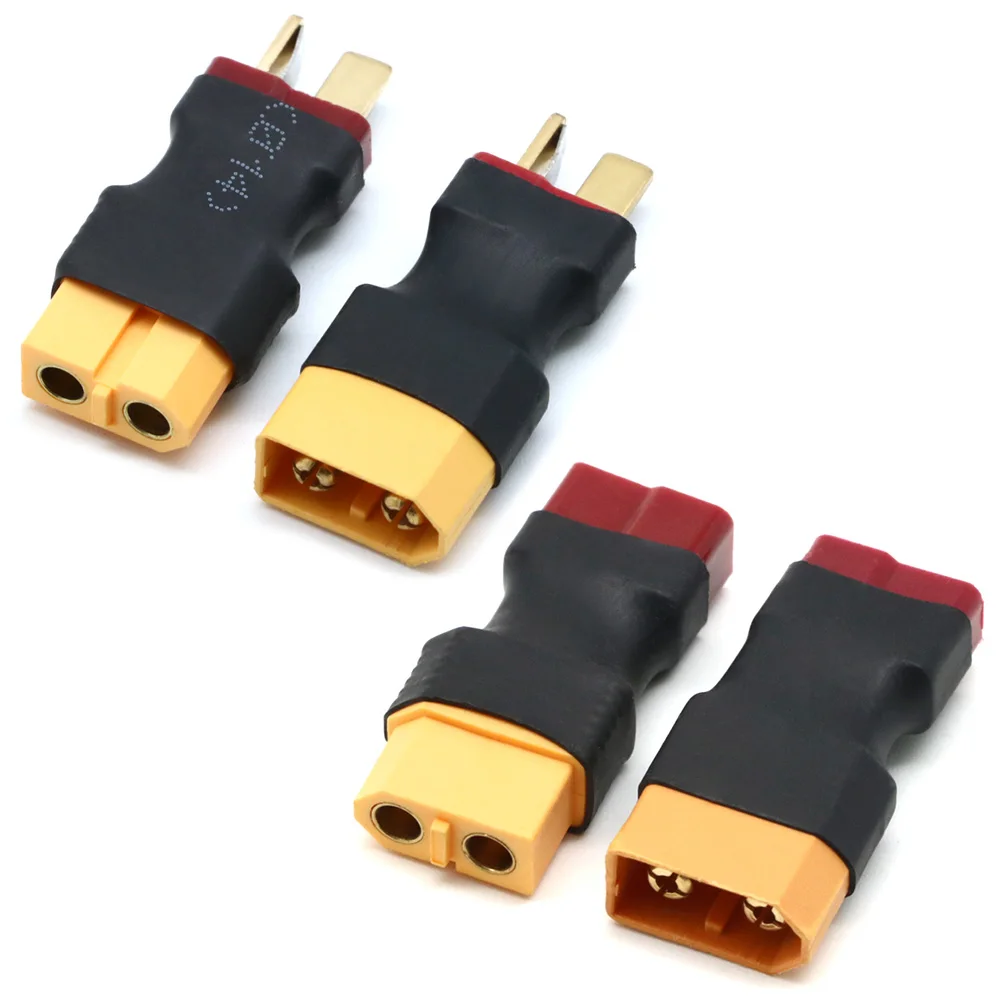 10szt Wtyczka męska T do XT60 męska / wtyczka żeńska T do XT60 Adapter żeński do helikoptera RC Quadcopter Złącze wtykowe akumulatora LiPo
