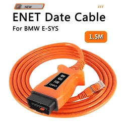 Cable ESYS ENET para BMW serie E.F.G, actualización de datos ocultos, codificación ICOM, programador ECU, escáner OBD/2, herramienta automática de diagnóstico de coche, nuevo