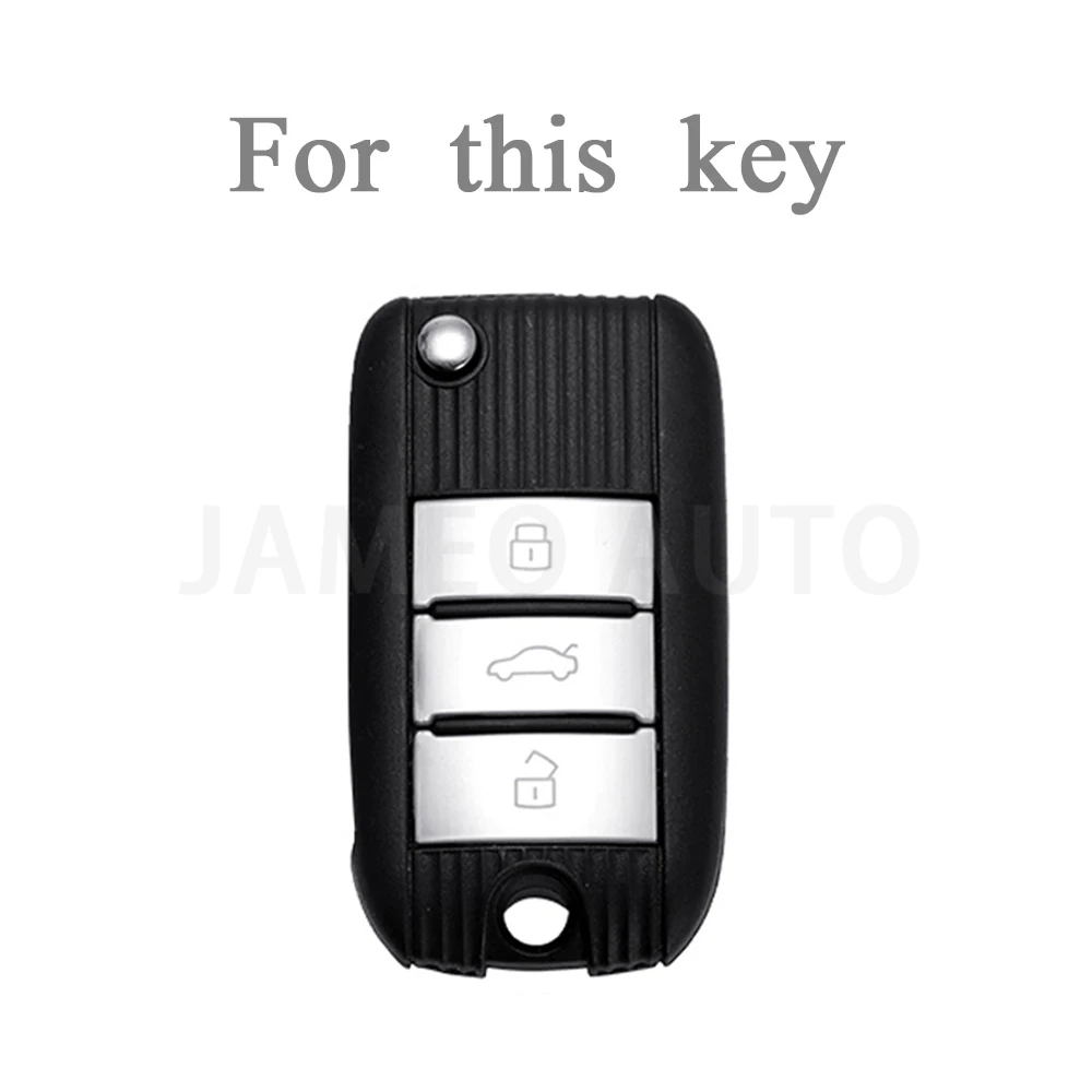 For MG MG3 MG5 MG6 MG7 MG ZS GT GS for Roewe RX5 350 360 750 TPU Car Flip Key Case Cover Shell Fob Keychain Accessories