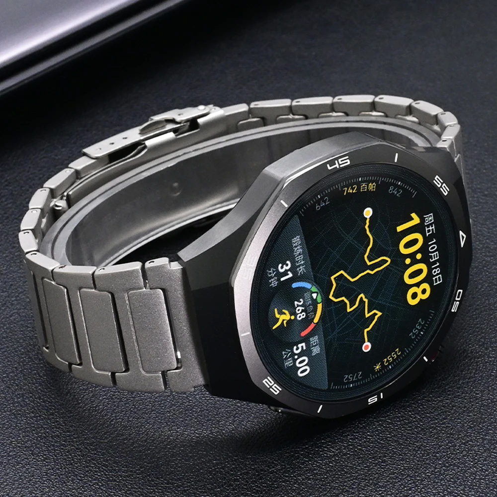 22 مللي متر حزام التيتانيوم ل Amazfit Balance GTR 4/3/2 سوار الأعمال الفاخرة لساعة هواوي GT5 Pro GT4 46 مللي متر 4Pro Ultimate