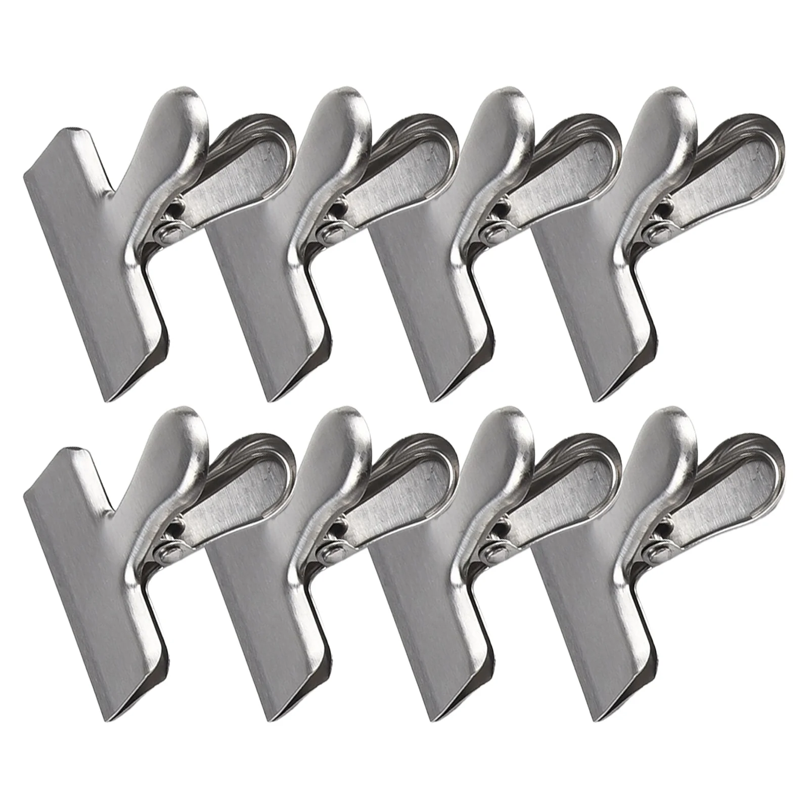 8 Stück Metall Chip Tasche Clips Edelstahl Home Küche Lebensmittel Snack Clips Wäsche klammer Küche Multifunktion clips