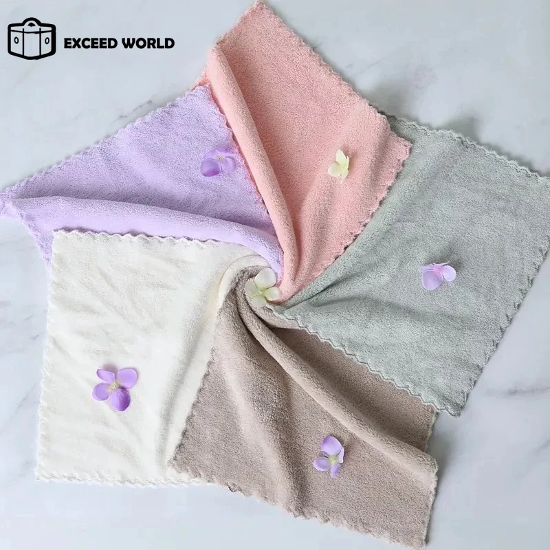 Superfine Fiber Cartoon Melange Child Towel Hand Towel Pinafore Home Cleaning Face for Baby for Kids High Quality Face Towel