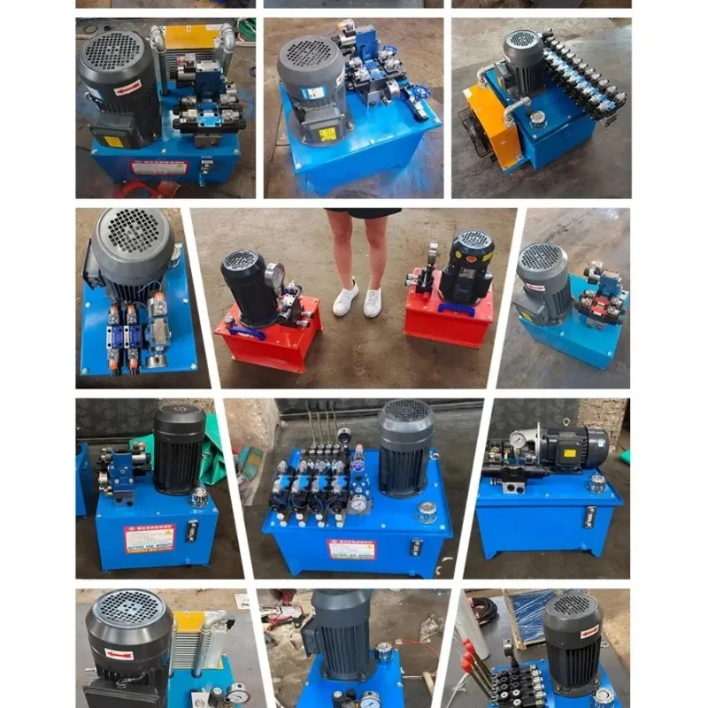 Stazione idraulica sistema idraulico set completo 5 tonnellate manuale 1,5kw