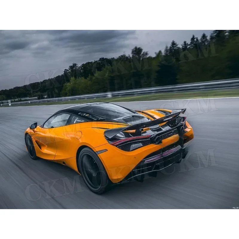 Prepreg Dry Carbon For  720S Coupe 2018-2019 Body Kit Front Lip Rear Bumper Diffuser Spoiler Trunk Air Vent Cover