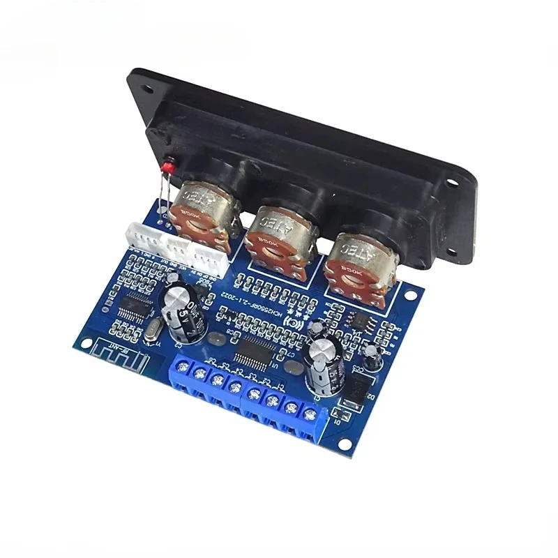 SOTAMIA 블루투스 5.0 파워 앰프 오디오 보드, 홈 시어터 2.1 서브우퍼 앰프, 사운드 스피커 앰프, 2x25W + 50W