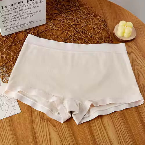 BANNIROU 1Pcs Mid-Rise Seamless Women's Boyshort Safety Knickers Pants Panties For Woman Intimates Female Underwear Lingerie - Image 12