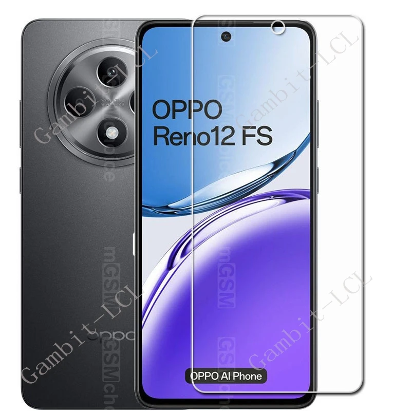3PCS Protective Tempered Glass For OPPO Reno12 F FS 4G 5G ON Reno12F Reno12FS Reno 12F 12FS 6.67