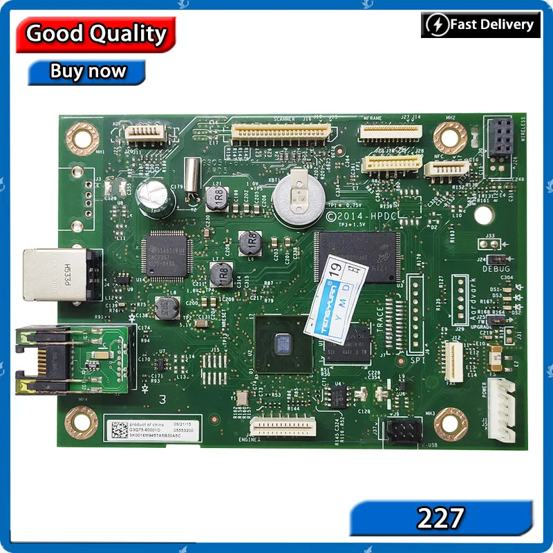 Original G3Q75-60001 G3Q74-60001 PCA ASSY Logic Mainboard Motherboard Formatter Board for HP M227/M227fdw/M227sdn/M227fdn Seri