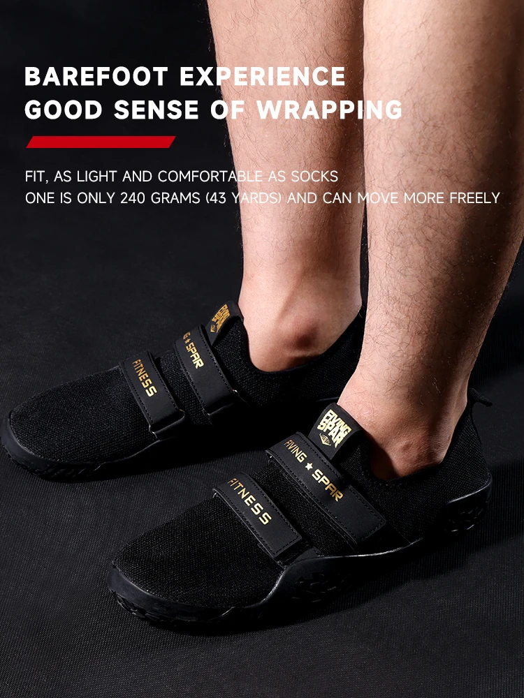 FIVING Unisex Powerlifting Deadlift  Yoga Gym Beach Sports Shoes Sumo Sole Portable Sneakers Soft Bottom Training Footwear