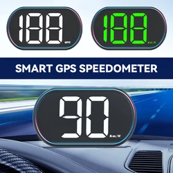 Car Digital Speedometer HUD Head Display GPS Speed Meter KMH MPH Dispaly for All Car Truck Plug and Play Auto Part Accessories