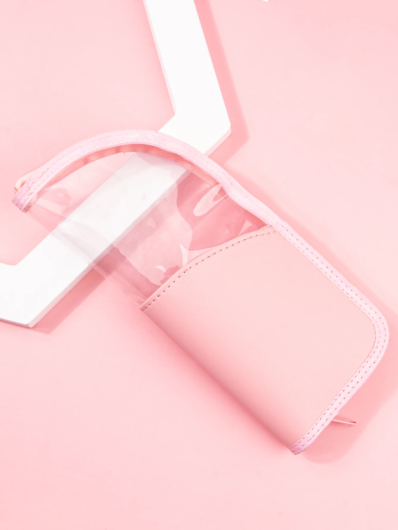 Estuche para brochas de maquillaje, soporte para brochas de maquillaje, bolsa de cosméticos impermeable de viaje, taza de maquillaje plegable de pie con cremallera