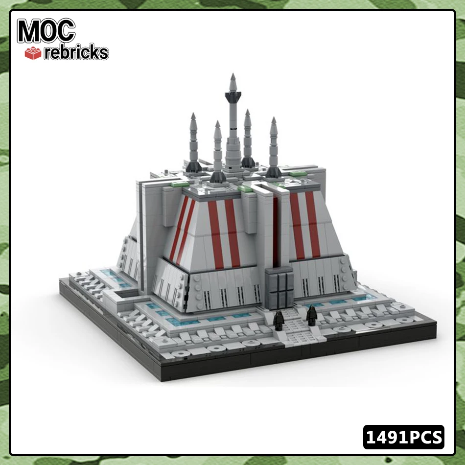 

Строительный блок MOC, знаменитая сцена, UCS, Coruscanted модель, игрушки «сделай сам», кирпичи для сборки, образование, подарки для детей на Рождество, 1491 шт.