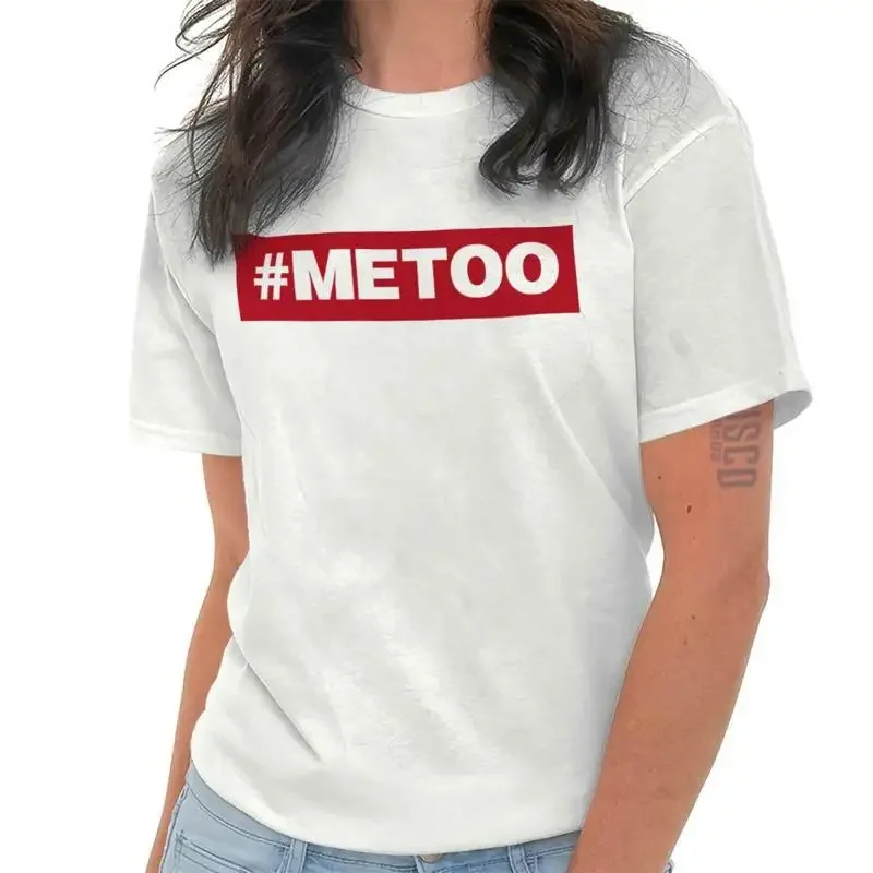 Hashtag Me Too Support Awareness Feminism Womens Short Sleeve Crewneck Tee