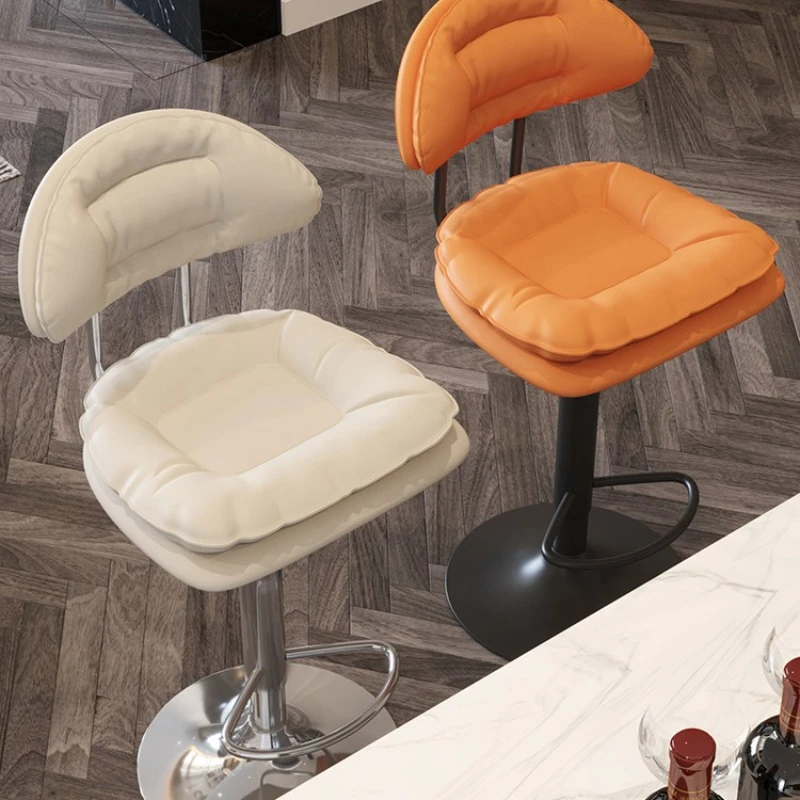 

Bar chair modern simple swivel home backrest, bar stool, front desk cash register chair lift light luxury bar chair