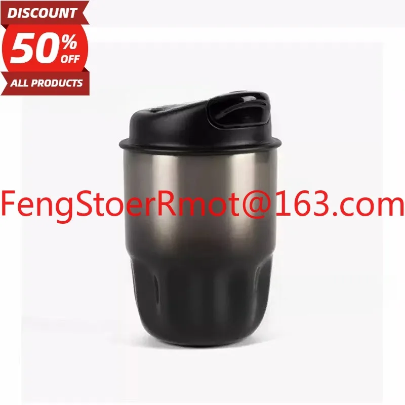 Black metal gradual change coffee cup appearance fashion convenient insulation cold special simple