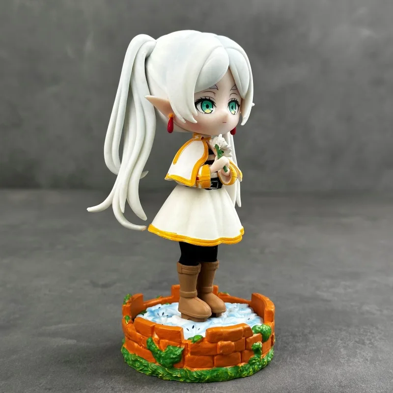 Anime  Frieren: Beyond Journey'S End Q Version Kawaii Figure Action Model Decoration Cartoon Doll Ornament Collection Toys Gift