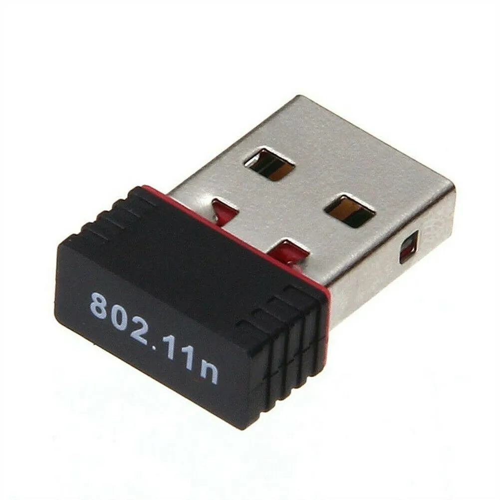 USB 2.0 802. 150Mbps Nano WiFi Network Adapter Dongle Receiver for Transfer Browsing Download