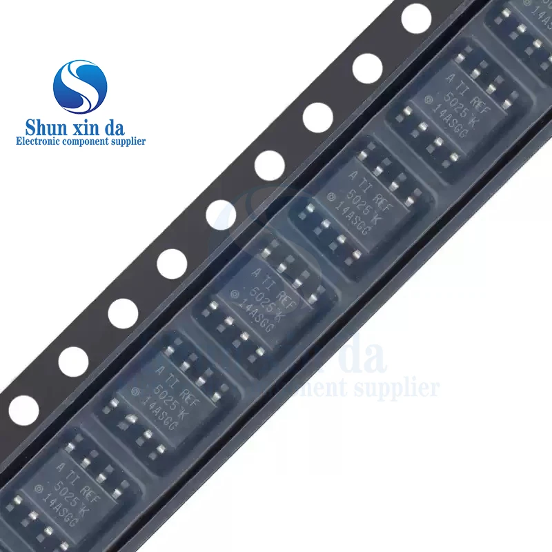 10PCS REF5025AIDR REF5030AIDR REF5040AIDR REF5045AIDR REF5050AIDR 2.5V 3V 4.096V 4.5V 5V SOP8 Precision Voltage Reference SMD IC