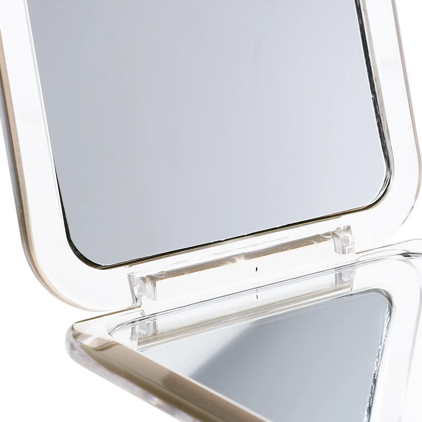 

Компактное карманное зеркало для макияжа с 10-кратным увеличением, из полимерной смолы, мини-зеркало для сумочки, портативное, для путешествий и ежедневного использования