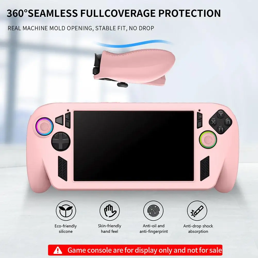 ل ROG Ally X الغطاء الواقي الجلد للصدمات ومقاومة للخدش وحدة التحكم شل واقية المحمولة غطاء حافظة الألعاب T8B2 #4