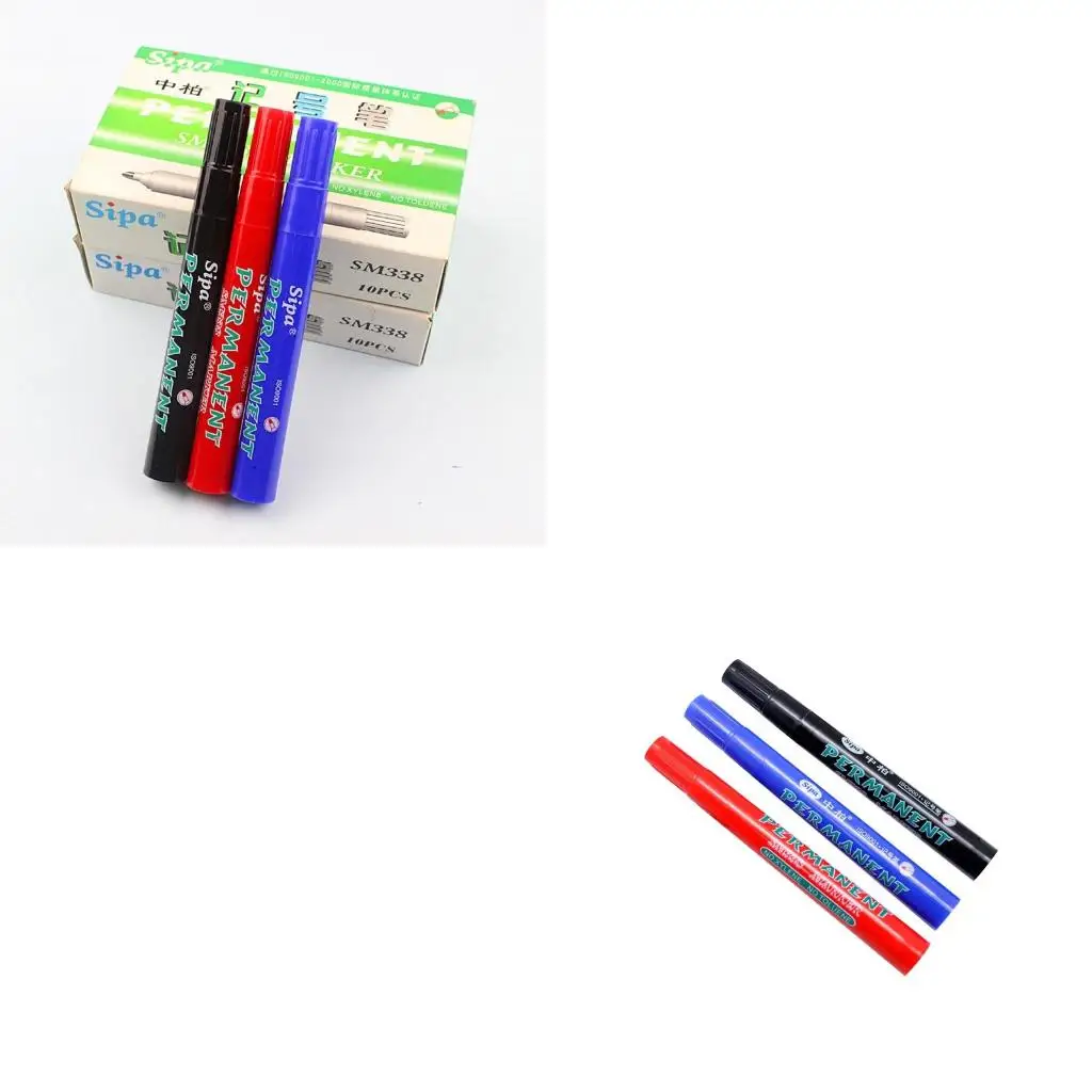 

Multi-purpose Thick Black Markers Black Permanent Markers for Doodling Marking