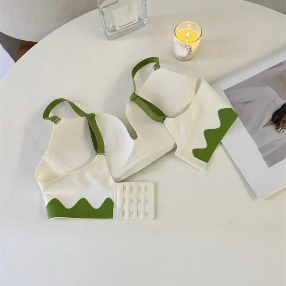 الملابس الداخلية اللاسلكية العميق الخامس الصدرية إغلاق المناسب للصدمات حمالة للنساء الملابس الداخلية تجمع الثديين سلس الصدرية اليوغا #3